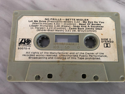 Bette Midler : No Frills (Cass, Album)