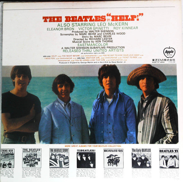 The Beatles : Help! (Original Motion Picture Soundtrack) (LP, Album, RE, Gat)