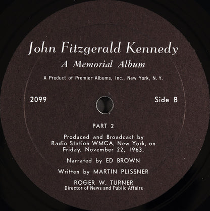 John F. Kennedy : A Memorial Album (LP, Album)