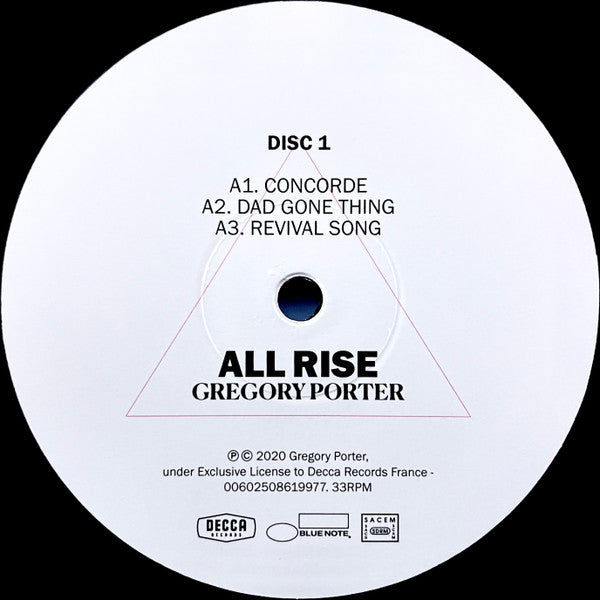 Gregory Porter : All Rise (2xLP, Album)
