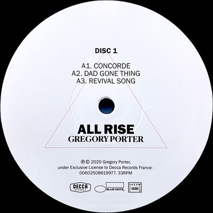 Gregory Porter : All Rise (2xLP, Album)