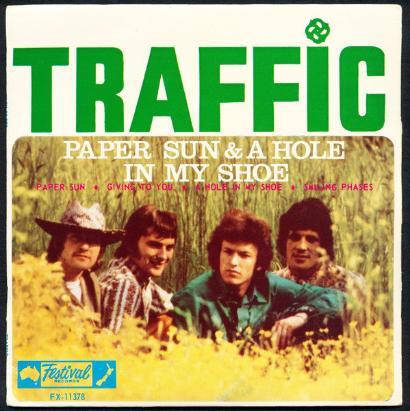 Traffic : Paper Sun & A Hole In My Shoe (7", EP, Mono)