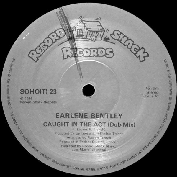 Earlene Bentley : Caught In The Act! (12", Maxi)