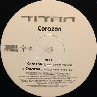 Titan : Corazon (12")