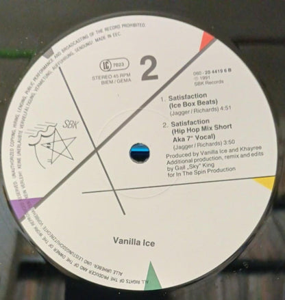 Vanilla Ice : Satisfaction (Remixes) (12")
