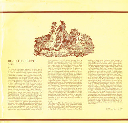 Ralph Vaughan Williams : Hugh The Drover (2xLP, Album, Club, Gat + Box)