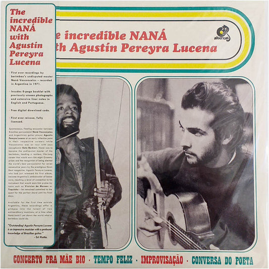 Naná Vasconcelos with Agustin Pereyra Lucena : The Incredible NANÁ with Agustín Pereyra Lucena (LP, Album, RE)