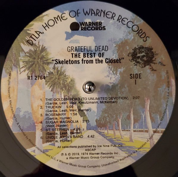 The Grateful Dead : The Best Of Skeletons From The Closet (LP, Comp, RE)