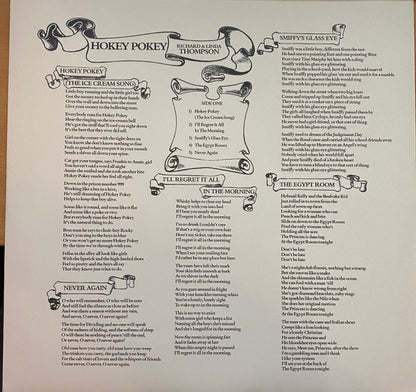 Richard & Linda Thompson : Hokey Pokey (LP, Album, RE, 180)