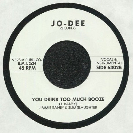 Jimmy Raney (2) & Sally Bennett (3) / Jimmy Raney (2) & Slim Slaughter : Crazy Moon / You Drink Too Much Booze (7", Single, RE)