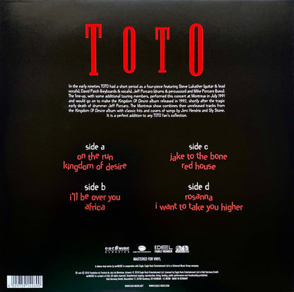 Toto : Live At Montreux 1991 (2xLP, Ltd, RE, 180)