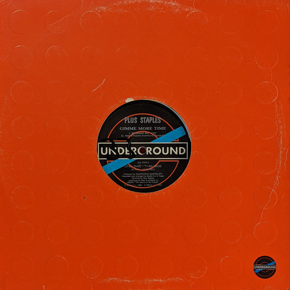 Plus Staples : Gimme More Time (12")