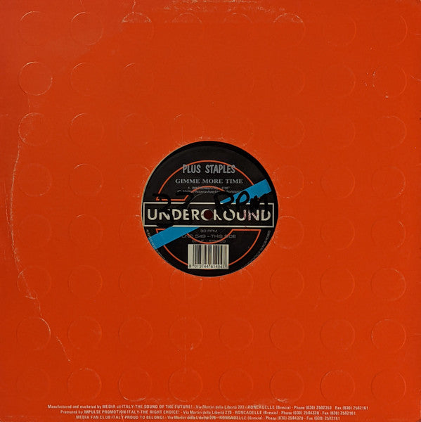 Plus Staples : Gimme More Time (12")