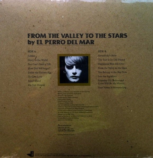 El Perro Del Mar : From The Valley To The Stars (LP, Album, 180)