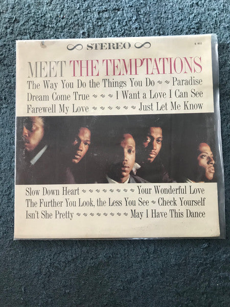 The Temptations : Meet The Temptations (LP, Album, RP, Ind)