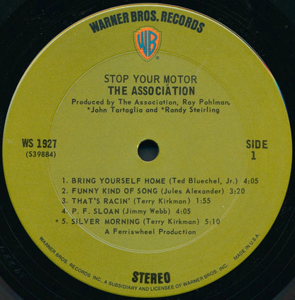 The Association (2) : Stop Your Motor (LP, Album, Ter)