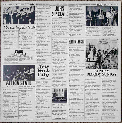 John Lennon & Yoko Ono / The Plastic Ono Band With Elephants Memory Plus Invisible Strings : Some Time In New York City (2xLP, Album, RE, Los)