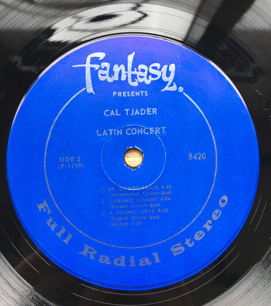 Cal Tjader : Cal Tjader's Latin Concert (LP, Album)