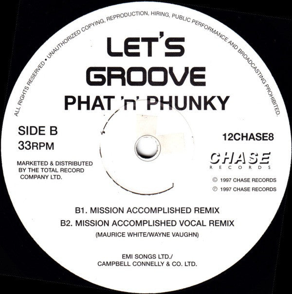 Phat 'N' Phunky : Let's Groove (12")