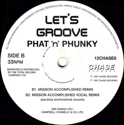 Phat 'N' Phunky : Let's Groove (12")