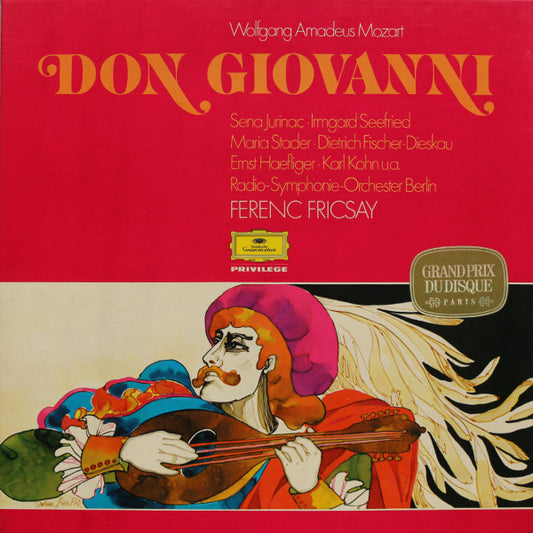 Wolfgang Amadeus Mozart, Sena Jurinac, Irmgard SeeFried, Maria Stader, Dietrich Fischer-Dieskau, Ernst Haefliger, Karl Kohn U.A. Radio-Symphonie-Orchester Berlin, Ferenc Fricsay : Don Giovanni (3xLP + Box)