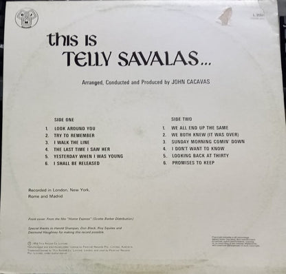 Telly Savalas : This Is Telly Savalas... (LP, Album)