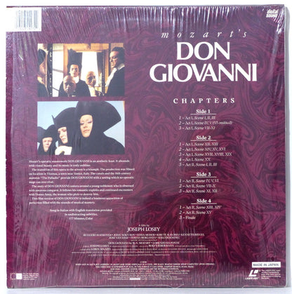 Mozart* : Don Giovanni (2xLaserdisc, 12", NTSC, Let)