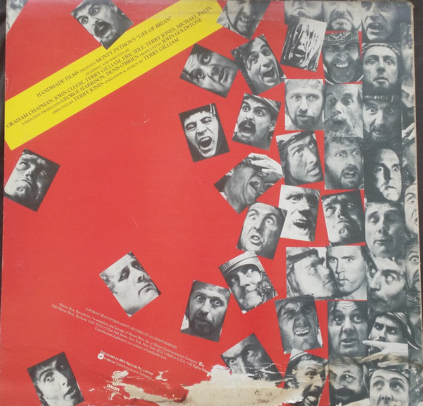 Monty Python : Monty Python's Life Of Brian (Original Motion Picture Soundtrack) (LP, Album, Cas)