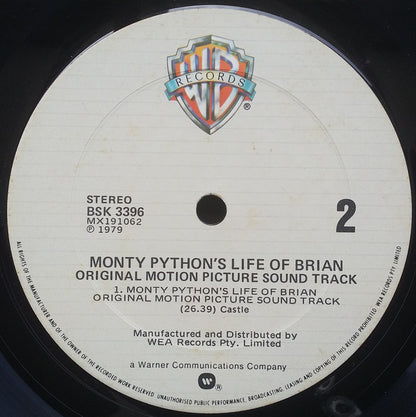 Monty Python : Monty Python's Life Of Brian (Original Motion Picture Soundtrack) (LP, Album, Cas)