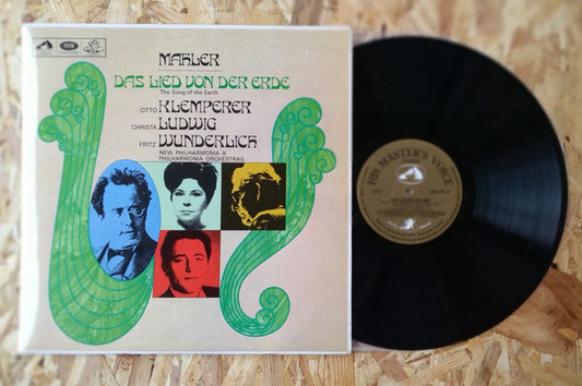 Gustav Mahler, Philharmonia Orchestra, Otto Klemperer, Christa Ludwig, Fritz Wunderlich, New Philharmonia Orchestra : Das Lied Von Der Erde (LP)