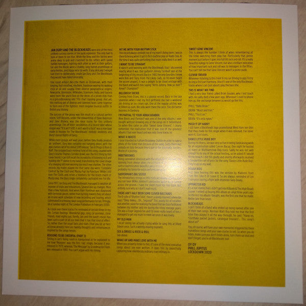 Ian Dury : Hit Me! The Best Of Ian Dury (2xLP, Comp, Gat)