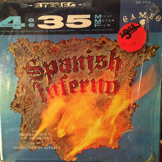 The International Pop Orchestra Conducted By Alvarez (4) : Spanish Inferno (LP)