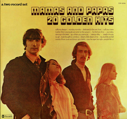 The Mamas & The Papas : 20 Golden Hits (2xLP, Comp)