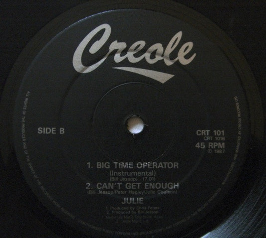 Julie* : Big Time Operator (12", Single)
