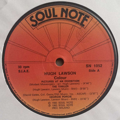 Hugh Lawson : Colour (LP, Album)