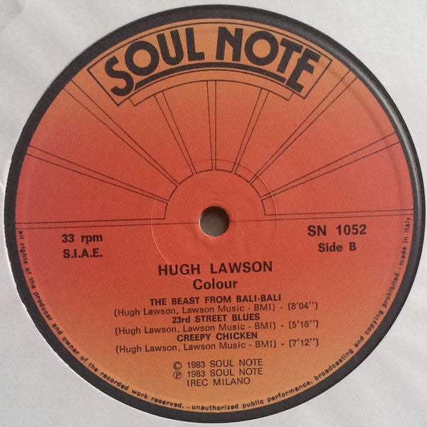 Hugh Lawson : Colour (LP, Album)