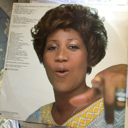 Aretha Franklin : Almighty Fire (LP, Album, Pre)