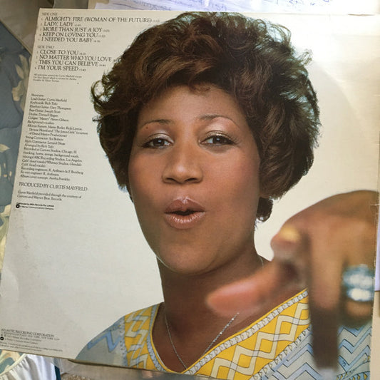 Aretha Franklin : Almighty Fire (LP, Album, Pre)