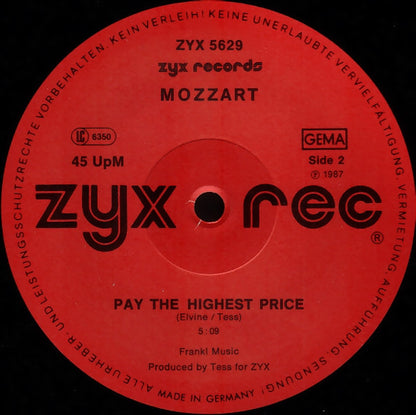 Mozzart : Money (12", Maxi)