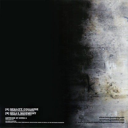The Outside Agency : Reality Collapse / Hell's Basement (12")