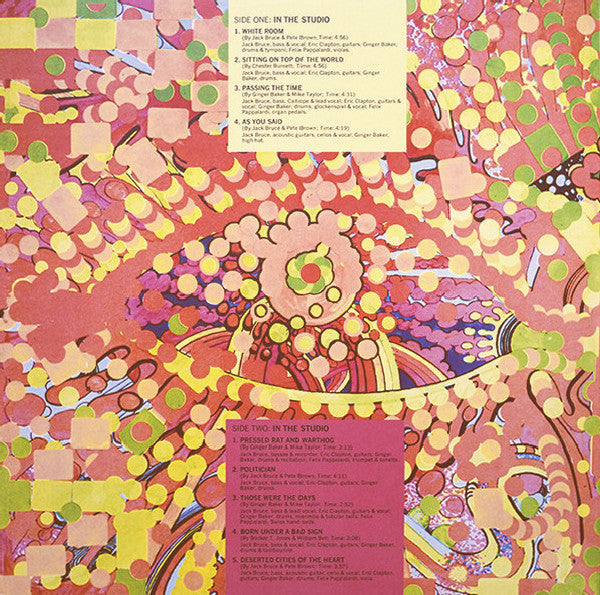 Cream (2) : Wheels Of Fire (2xLP, Album, RP, 180)