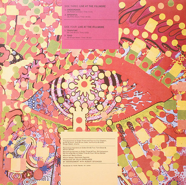 Cream (2) : Wheels Of Fire (2xLP, Album, RP, 180)