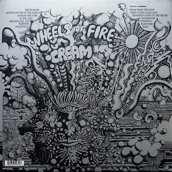 Cream (2) : Wheels Of Fire (2xLP, Album, RP, 180)