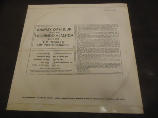Sammy Davis Jr. And Laurindo Almeida : Sammy Davis, Jr. Sings Laurindo Almeida Plays  (LP, Album)