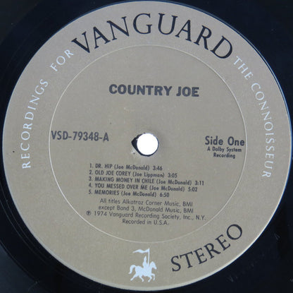 Country Joe McDonald : Country Joe (LP, Album)