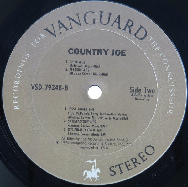 Country Joe McDonald : Country Joe (LP, Album)