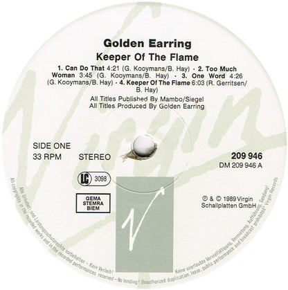 Golden Earring : Keeper Of The Flame (LP, Album)