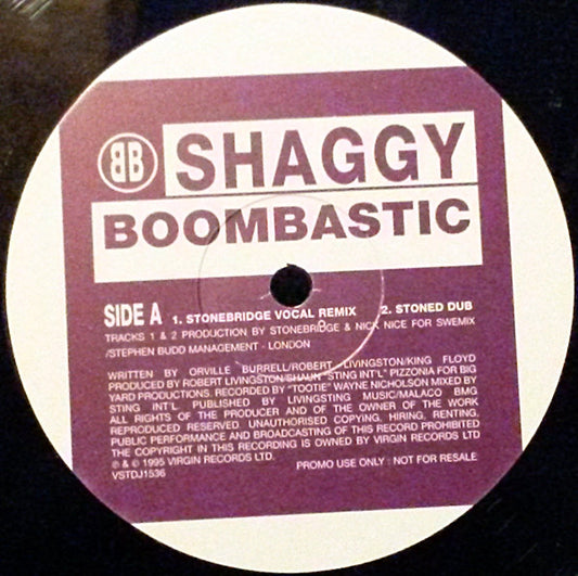Shaggy : Boombastic (12", Promo)