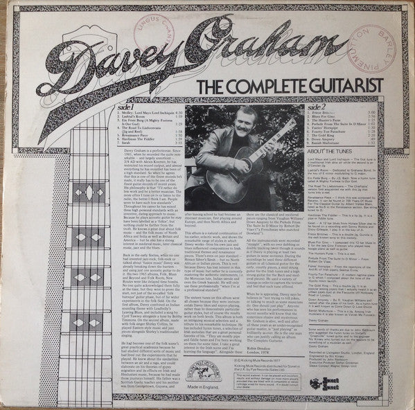 Davey Graham* : The Complete Guitarist (LP, Album)
