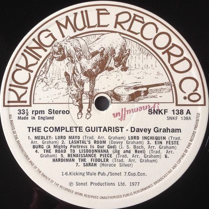 Davey Graham* : The Complete Guitarist (LP, Album)